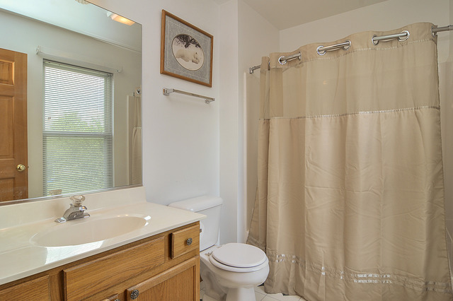 1056 Teasel Lane Aurora, IL 60504 - Photo 15 of 25 a bathroom with a sink toilet and shower