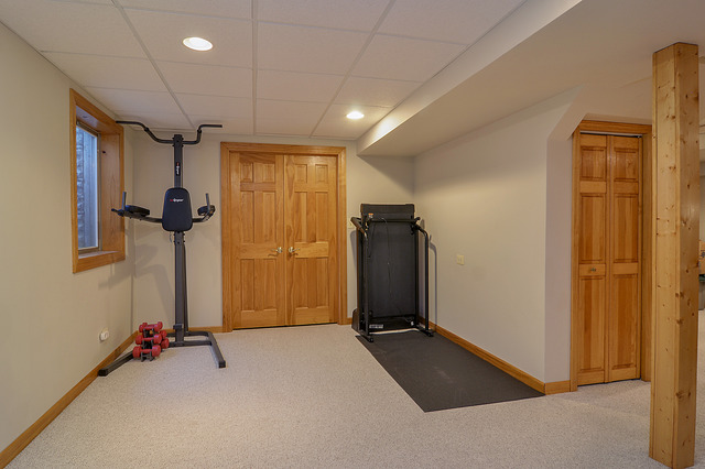 1056 Teasel Lane Aurora, IL 60504 - Photo 22 of 25 a view of a room with gym equipment