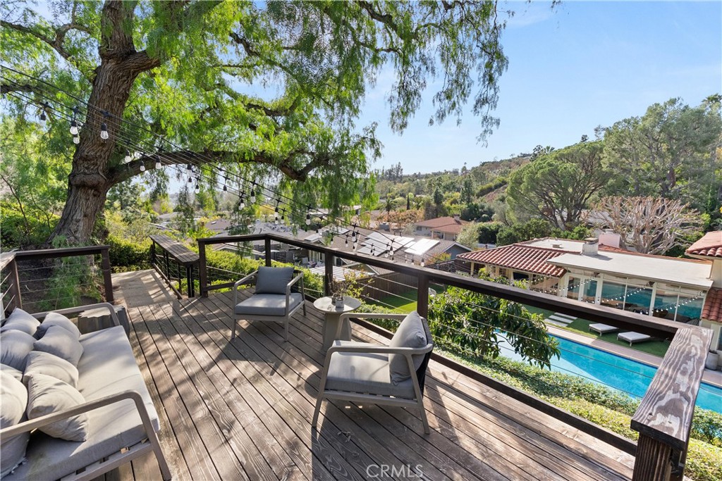 10442 Boca Canyon Drive North Tustin, CA 92705 - Photo 46 of 55 a view of a balcony with two chairs and a table