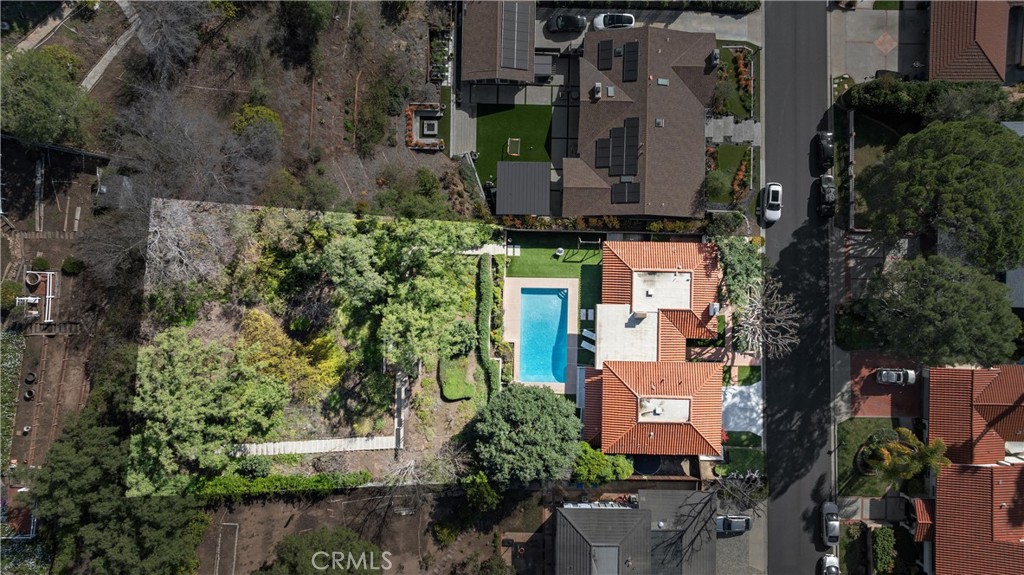 10442 Boca Canyon Drive North Tustin, CA 92705 - Photo 50 of 55 an aerial view of multiple houses with outdoor space