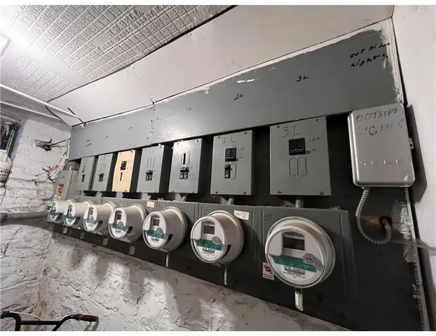 a view of a storage room