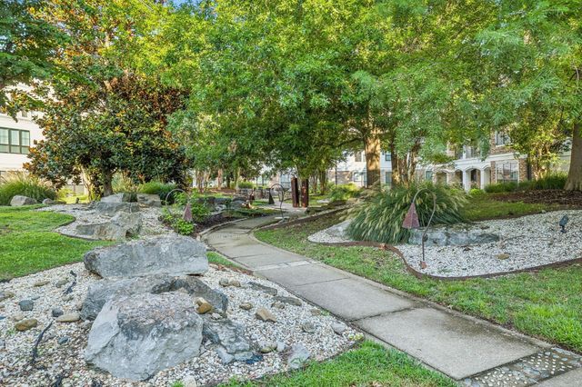 a view of backyard with green space