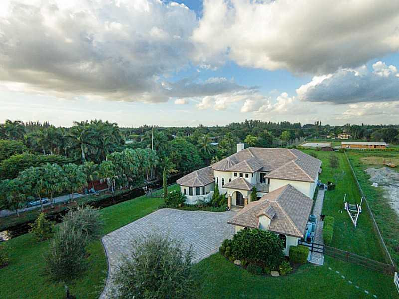 18091 Southwest 66th Street Southwest Ranches, FL 33331 - Photo 8 of 35 an aerial view of a house