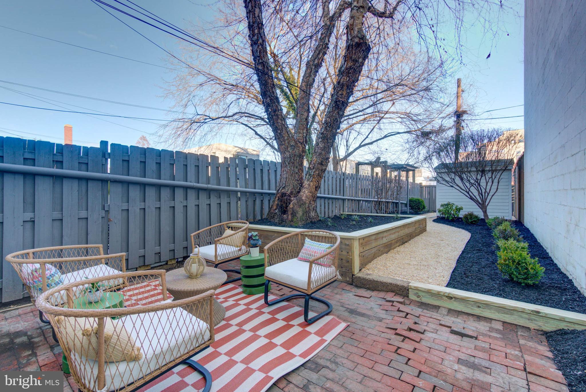 240 14th Street Southeast Washington, DC 20003 - Photo 12 of 14 a view of a chairs in patio