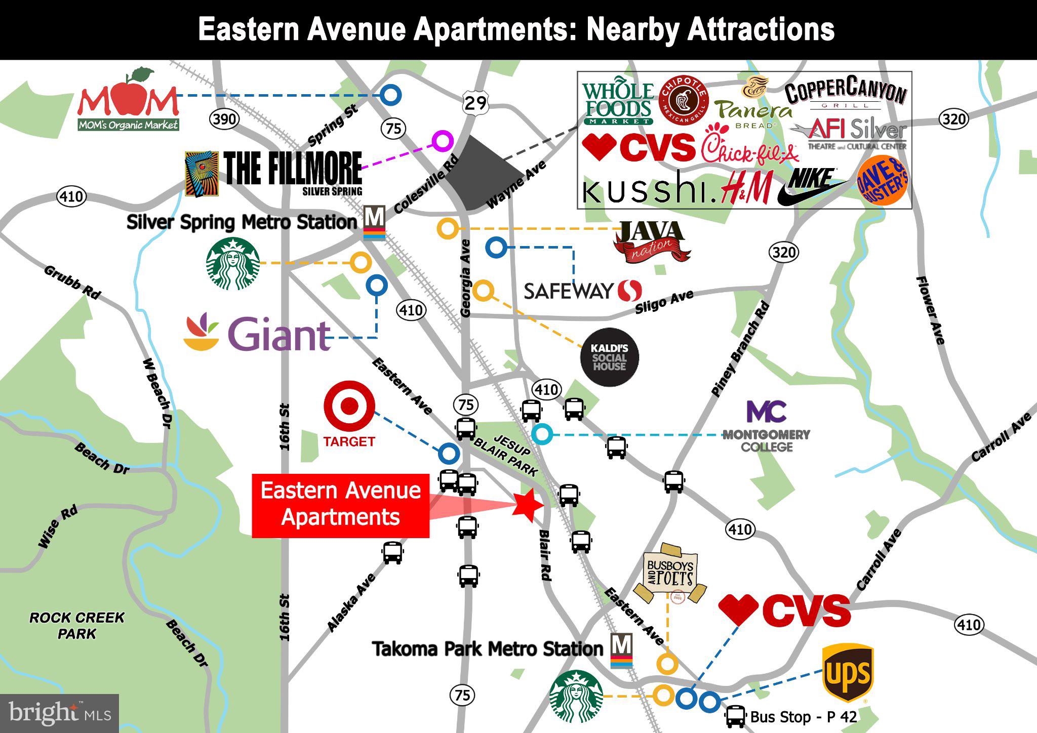 7607 Eastern Avenue Northwest, Unit 102 Silver Spring, MD 20912 - Photo 12 of 51 Explore Local Gems Near Eastern Ave.