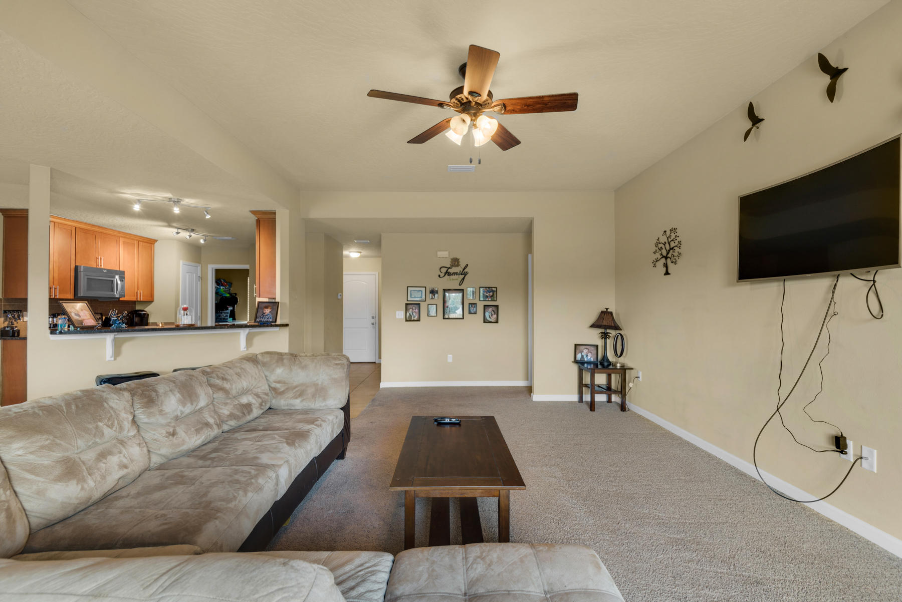 5250 Moore Loop Crestview, FL 32536 - Photo 9 of 34 a living room with furniture and a flat screen tv