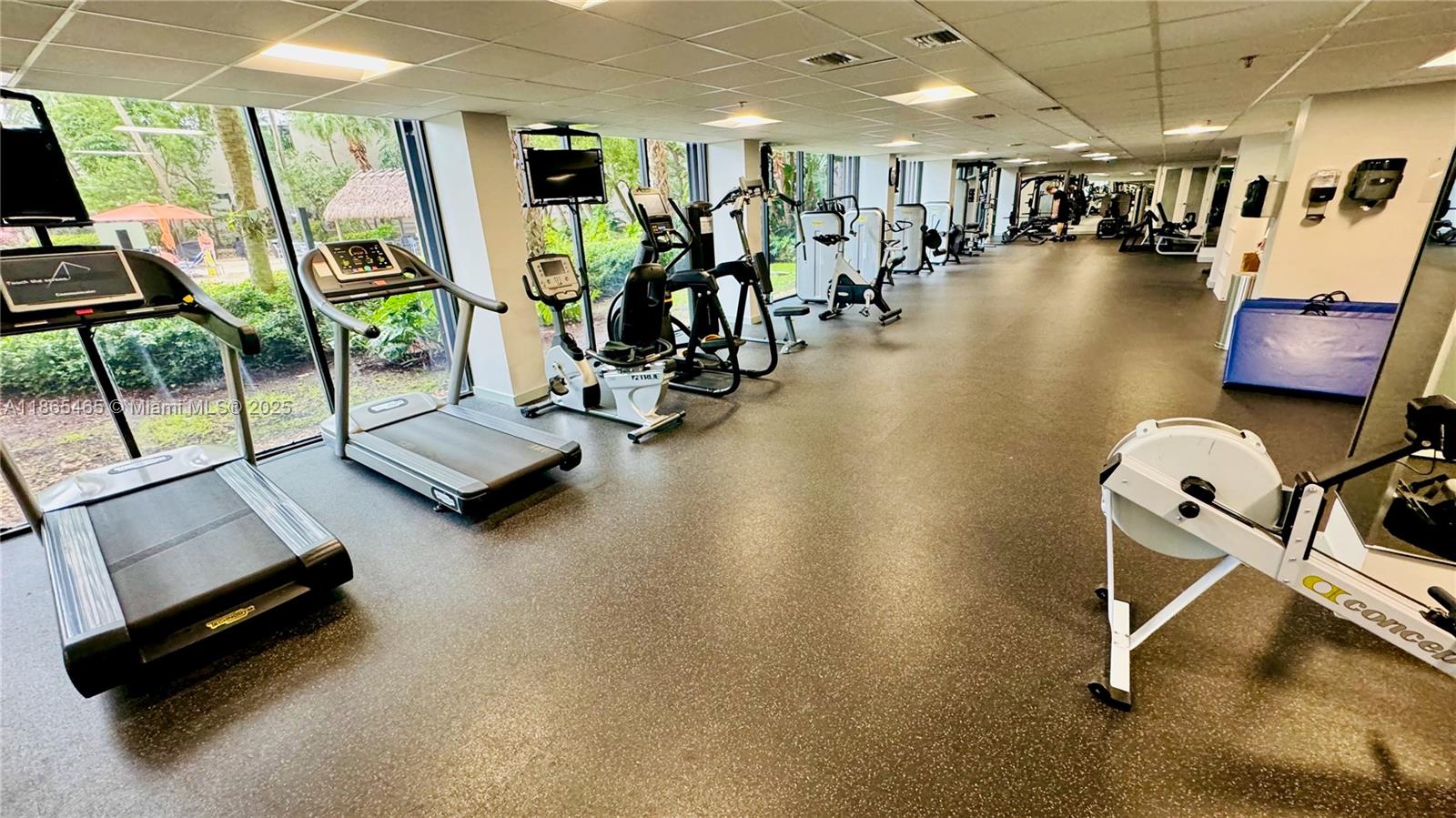 540 Brickell Key Drive, Unit 300 Miami, FL 33131 - Photo 13 of 25 a view of a room with gym equipment