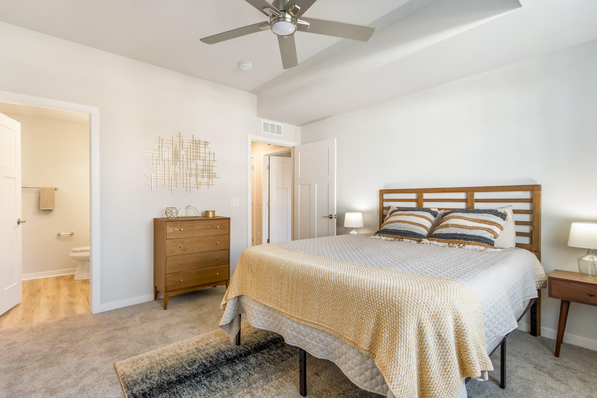 1633 Grey Fox Trail, Unit A Mukwonago, WI 53149 - Photo 15 of 20 Master Bedroom (2)