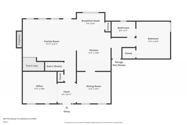 $2,750 | 3687 Vine Springs Trace, Bethlehem, GA 30620