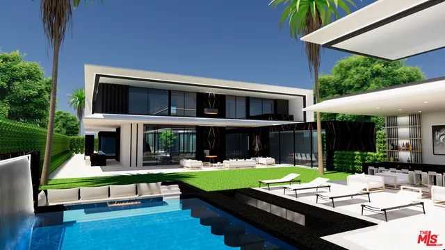 a view of an outdoor sitting space