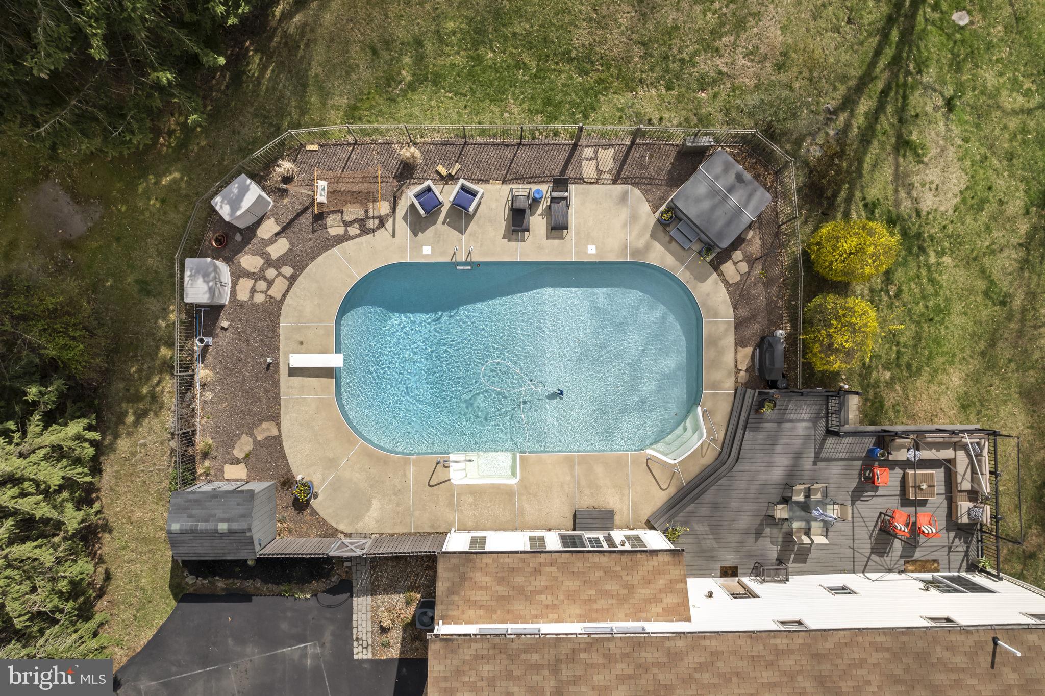1017 Scholl Road Pottstown, PA 19465 - Photo 44 of 56 an aerial view of a highlighted house