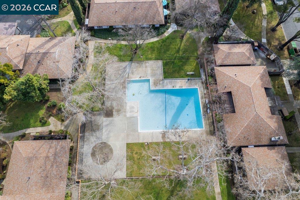 5468 Roundtree Drive, Unit C Concord, CA 94521 - Photo 26 of 27 an aerial view of a house with outdoor space
