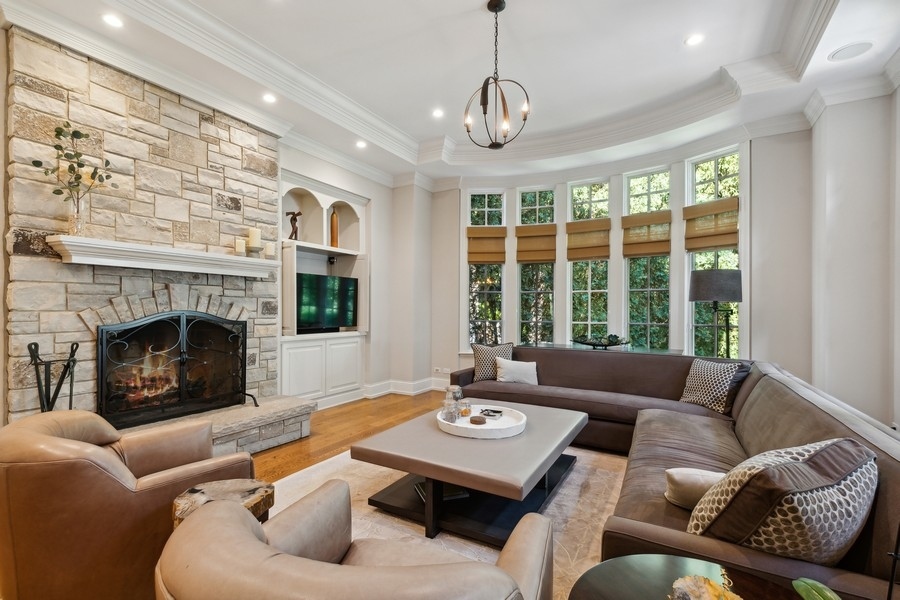 2239 Sheridan Road Highland Park, IL 60035 - Photo 9 of 46 a living room with furniture large window and fireplace