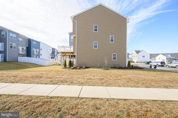 a front view of a building with glass windows