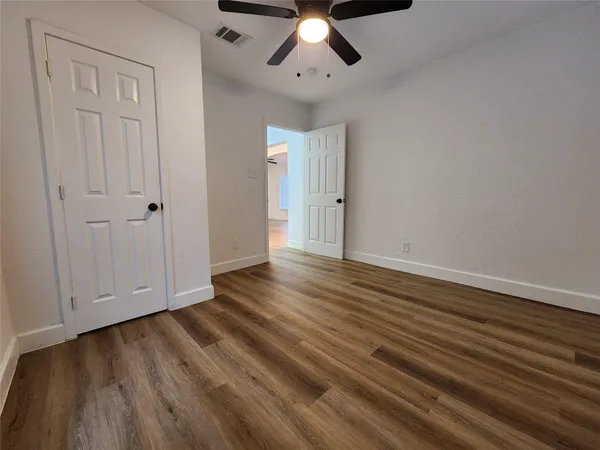 wooden floor in an empty room