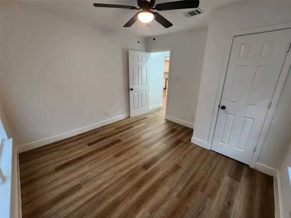 wooden floor in an empty room