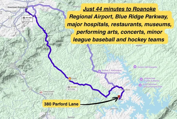 $530,000 | 380 Parford Lane, Moneta, VA 24121