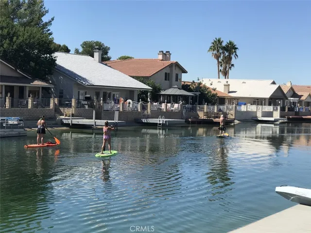 a view of a house with a lake view