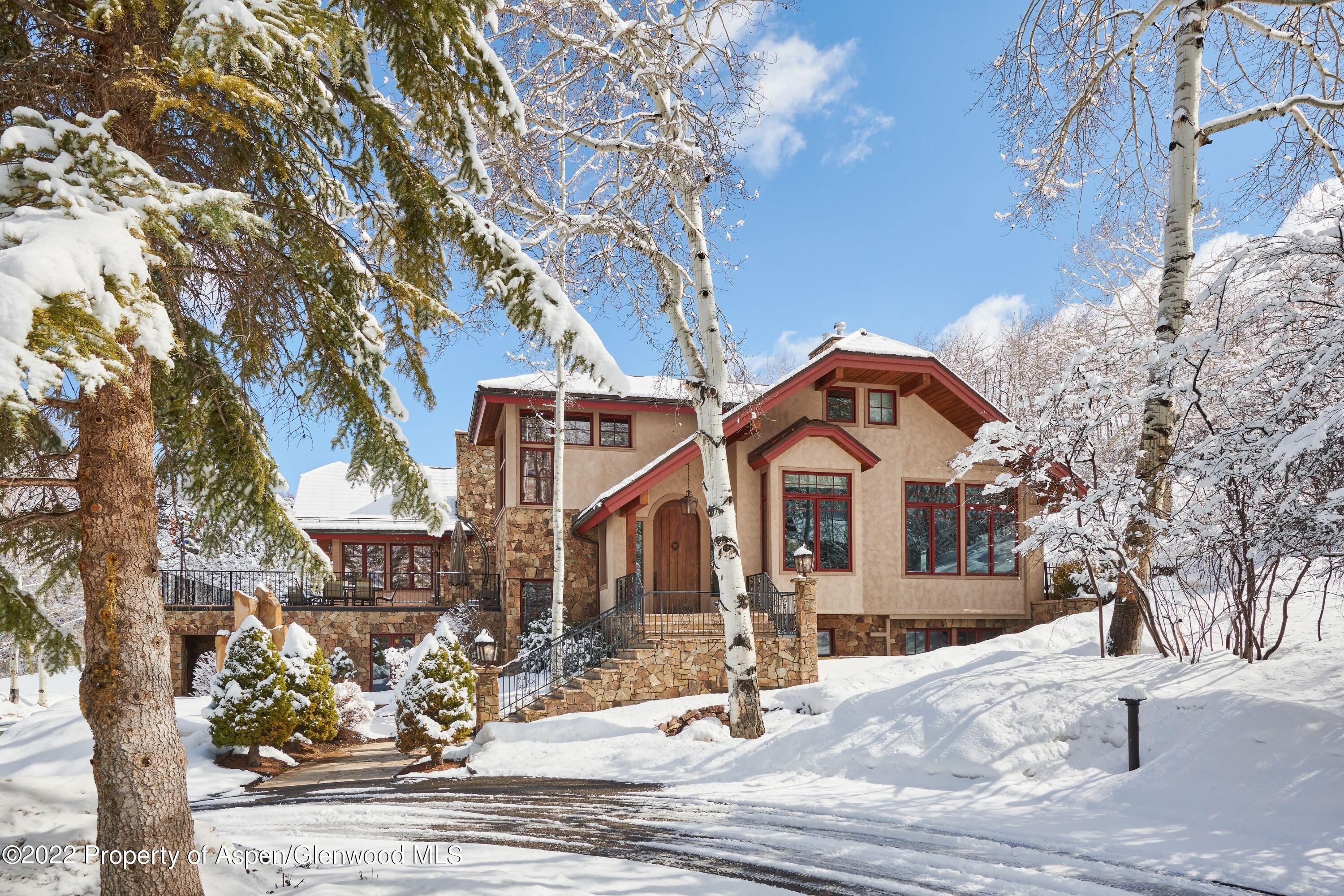 64 Spruce Ridge Lane Snowmass Village, CO 81615 - Photo 27 of 37 a front view of a house with a tree