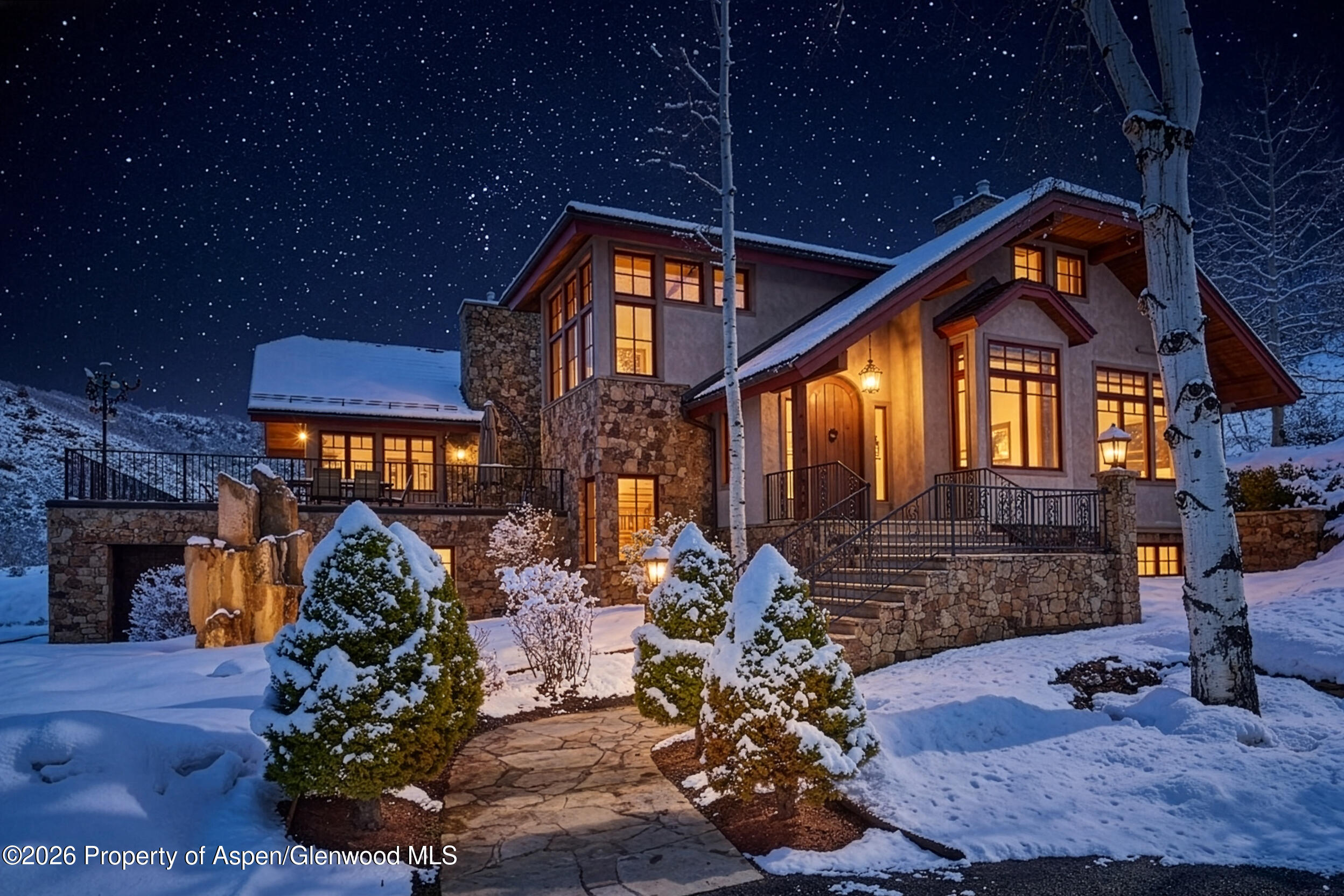 64 Spruce Ridge Lane Snowmass Village, CO 81615 - Photo 35 of 37 a front view of a house