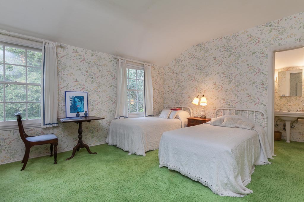 677 El Bosque Road Santa Barbara, CA 93108 - Photo 11 of 14 a bedroom with two beds and a window