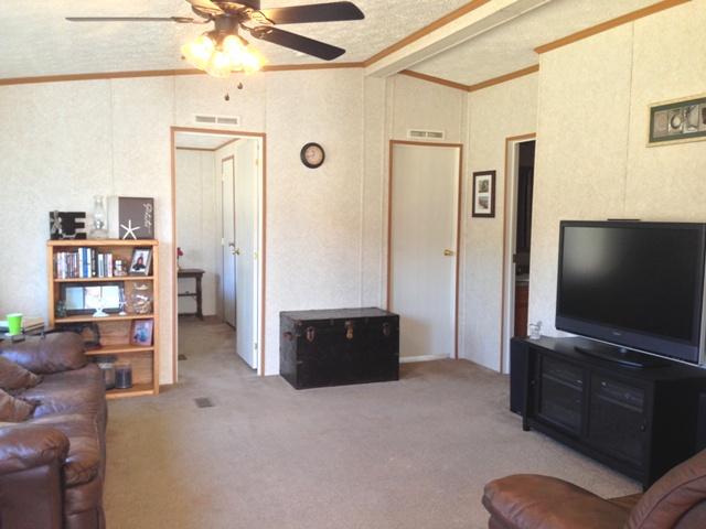 3423 Morgan Road Rockvale, TN 37153 - Photo 10 of 20 Spacious, bright living room has vaulted ceiling and fan!