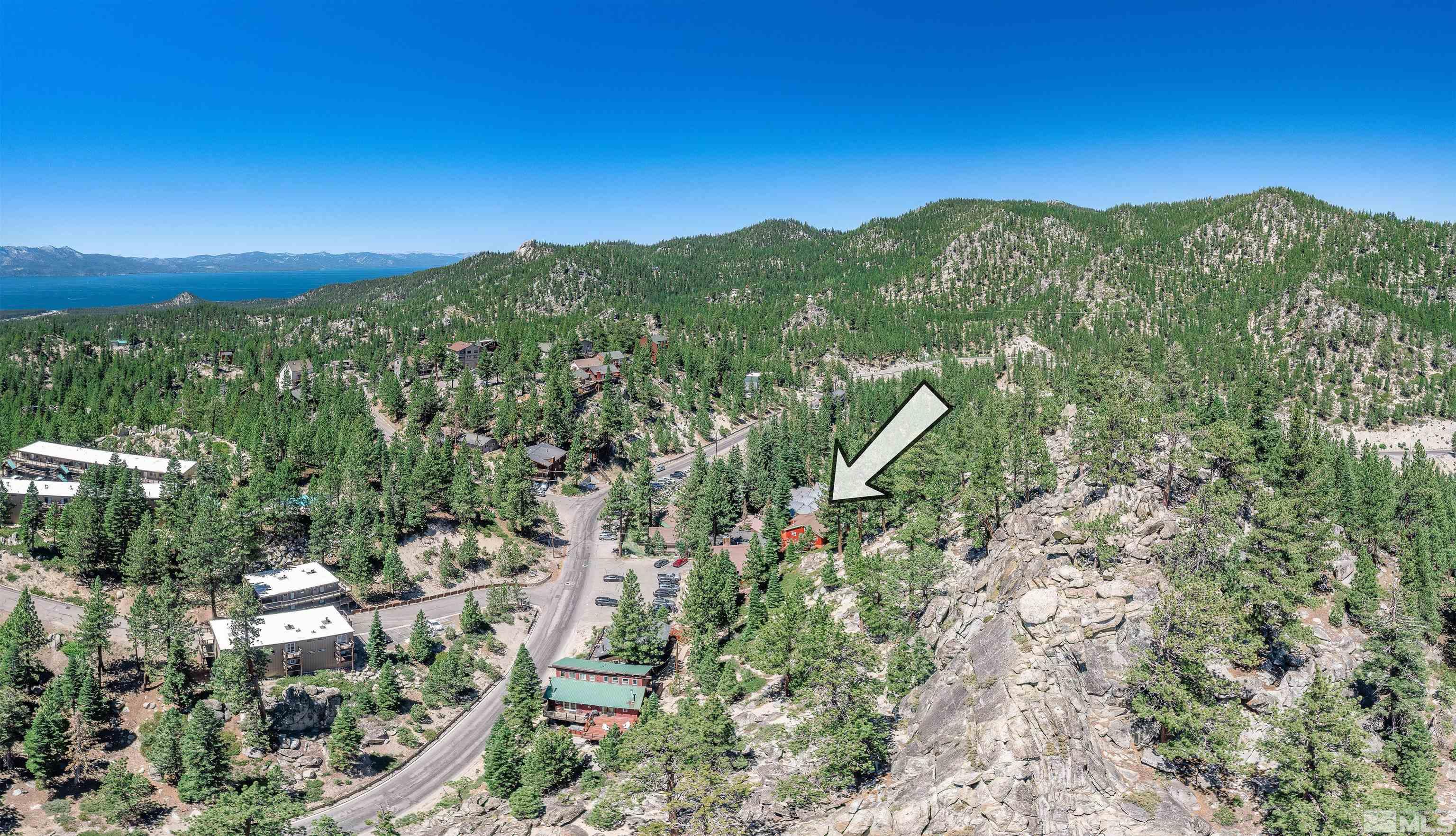 181 Tramway Drive, Unit B Stateline, NV 89449 - Photo 18 of 27 a view of a city with mountains in the background