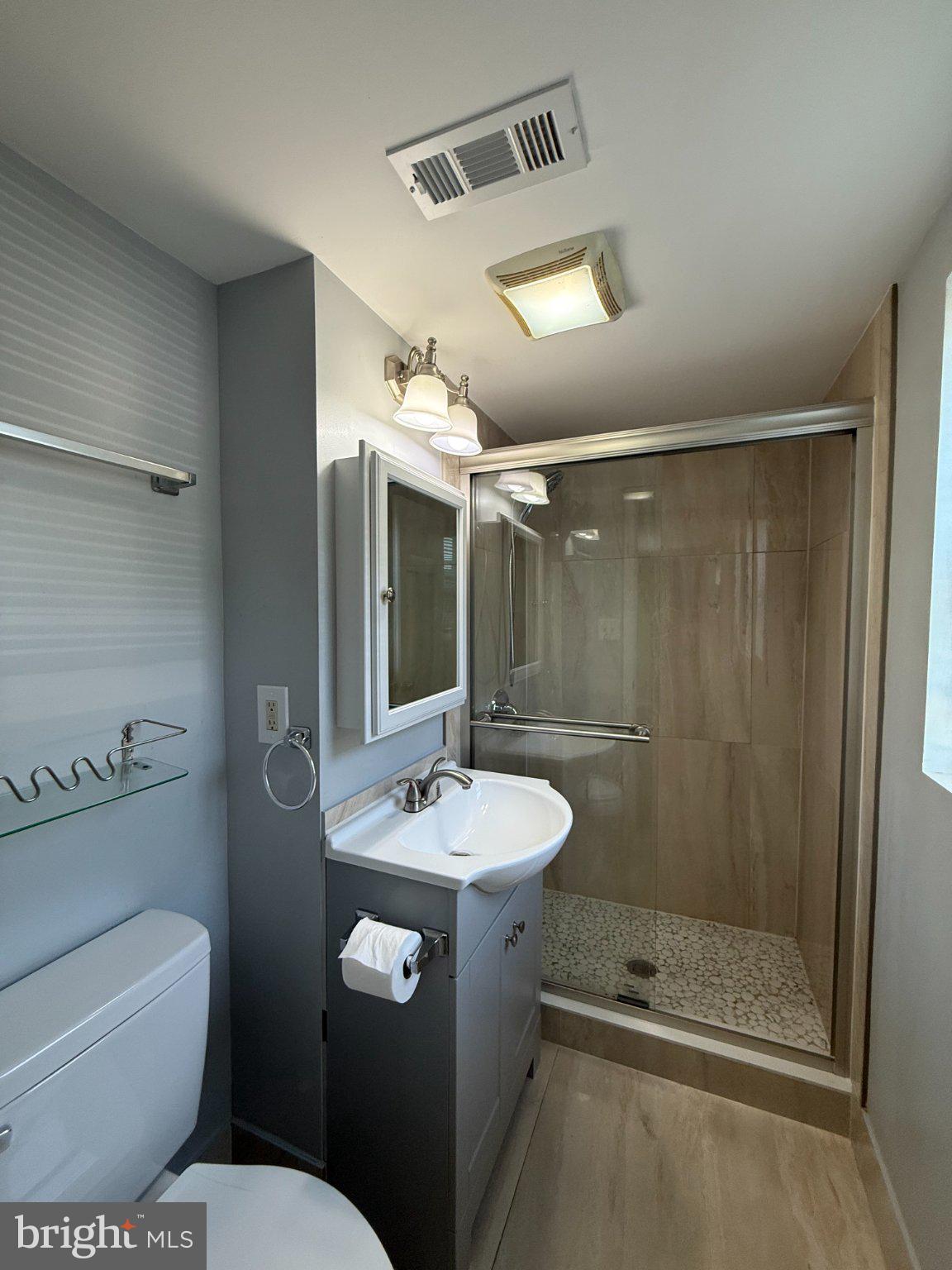 123 Winters Lane Baltimore, MD 21228 - Photo 14 of 28 Modern bathroom with sleek finishes.
