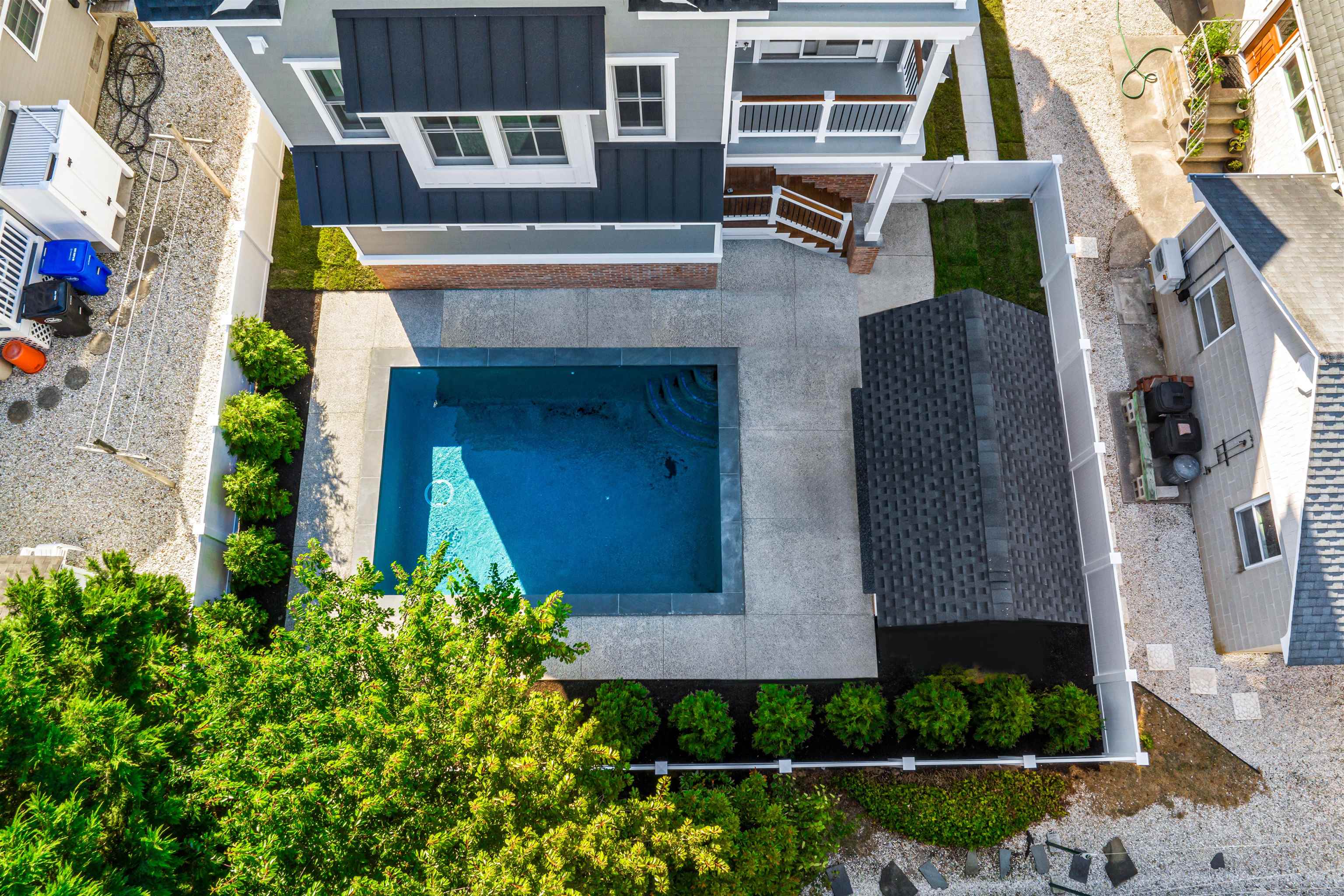 1819 Dune Drive Avalon, NJ 08202 - Photo 4 of 49 an aerial view of a house with a yard and potted plants