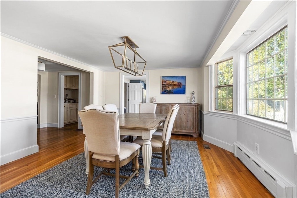 12 Merrymount Road Hingham, MA 02043 - Photo 7 of 18 a view of a dining room with furniture window and wooden floor