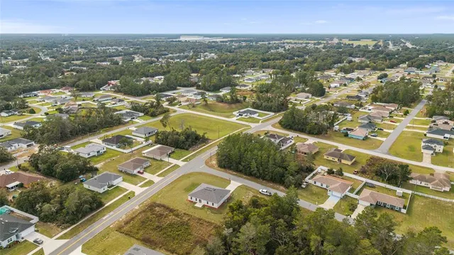front view of a house with a patio