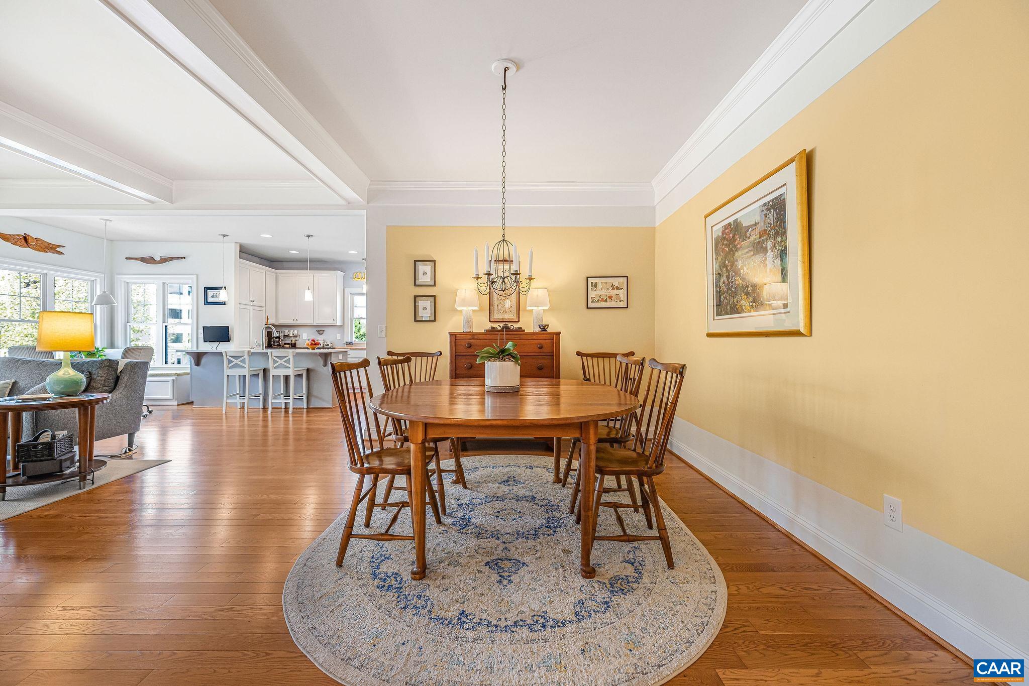 537 Trailside Drive Charlottesville, VA 22911 - Photo 19 of 52 a dining room with furniture window and wooden floor