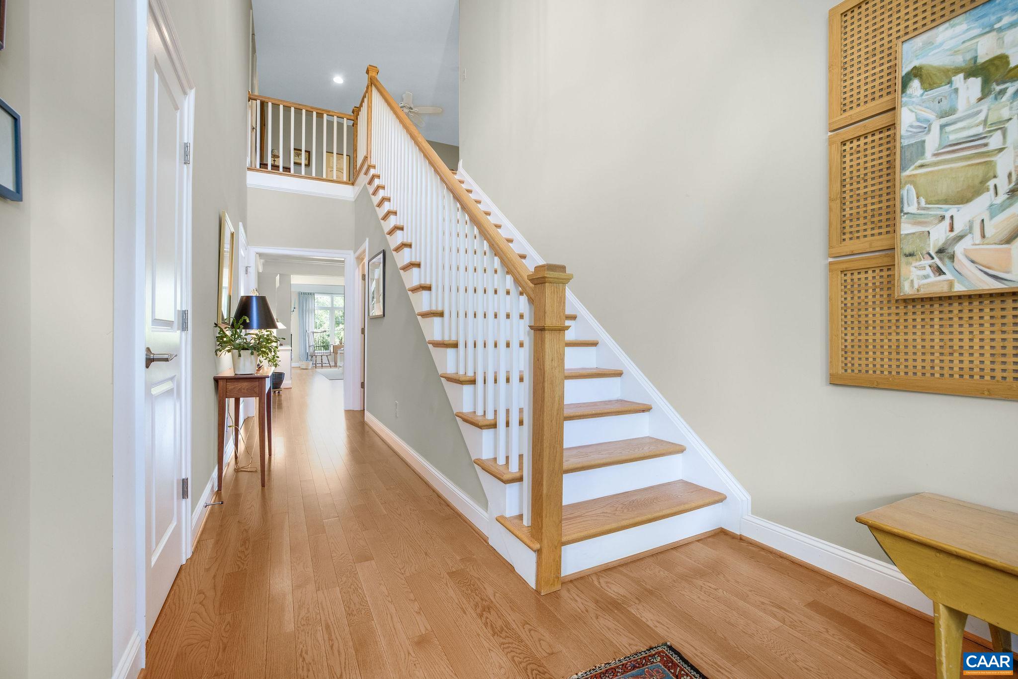 537 Trailside Drive Charlottesville, VA 22911 - Photo 26 of 52 a view of entryway and hall with wooden floor