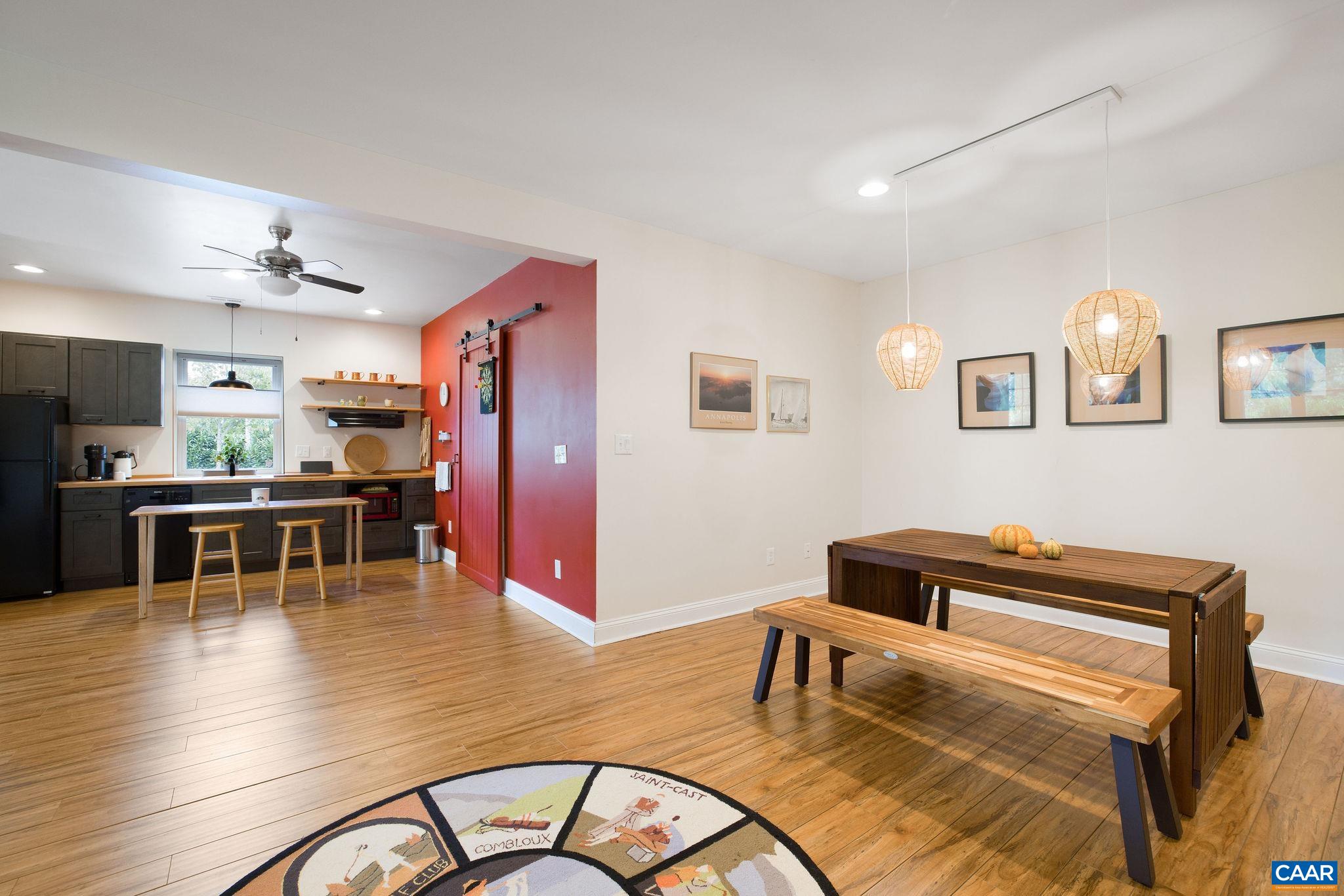 537 Trailside Drive Charlottesville, VA 22911 - Photo 38 of 52 a living room with furniture pool and dining room view