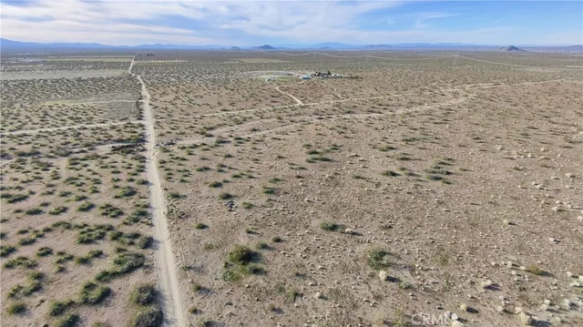 a view of a dry yard