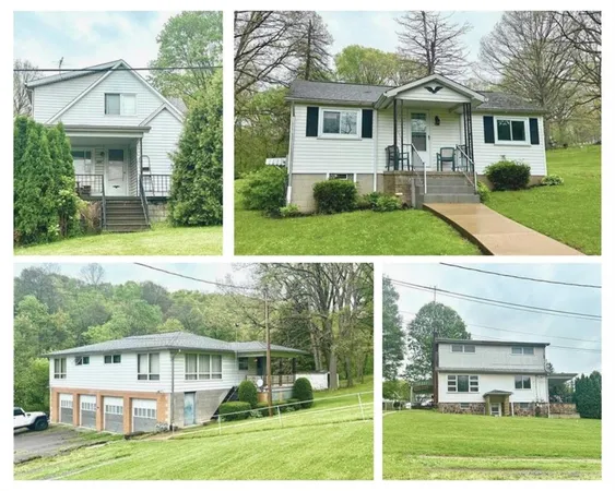 a view of a house with garden