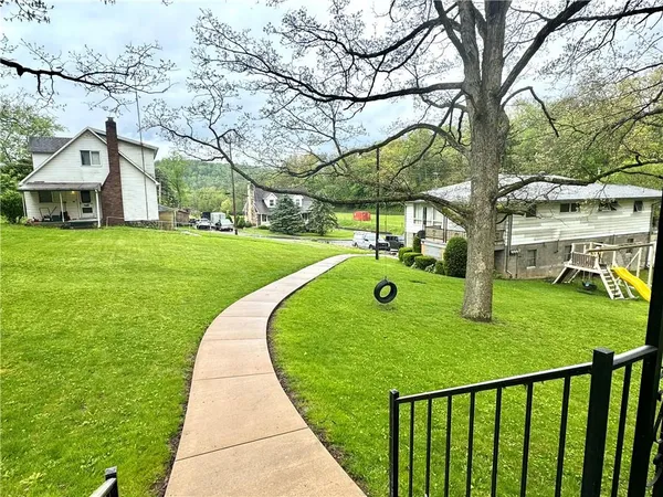 a view of a house with a outdoor space