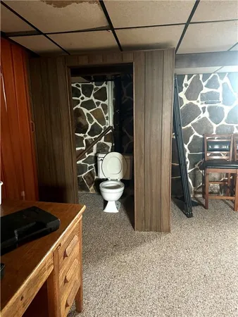 a bathroom with a shower and a bathtub