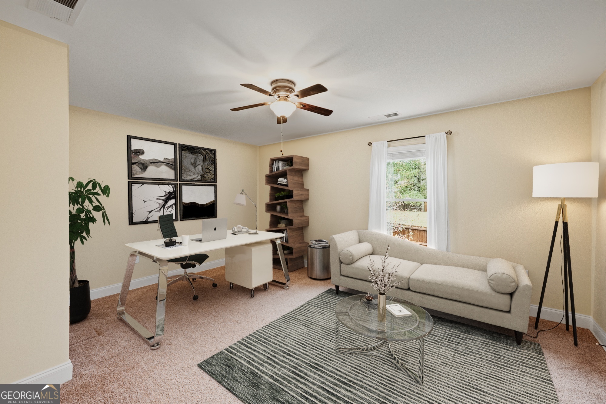 1355 Cold Tree Lane Watkinsville, GA 30677 - Photo 33 of 47 a work room with furniture a rug and a window