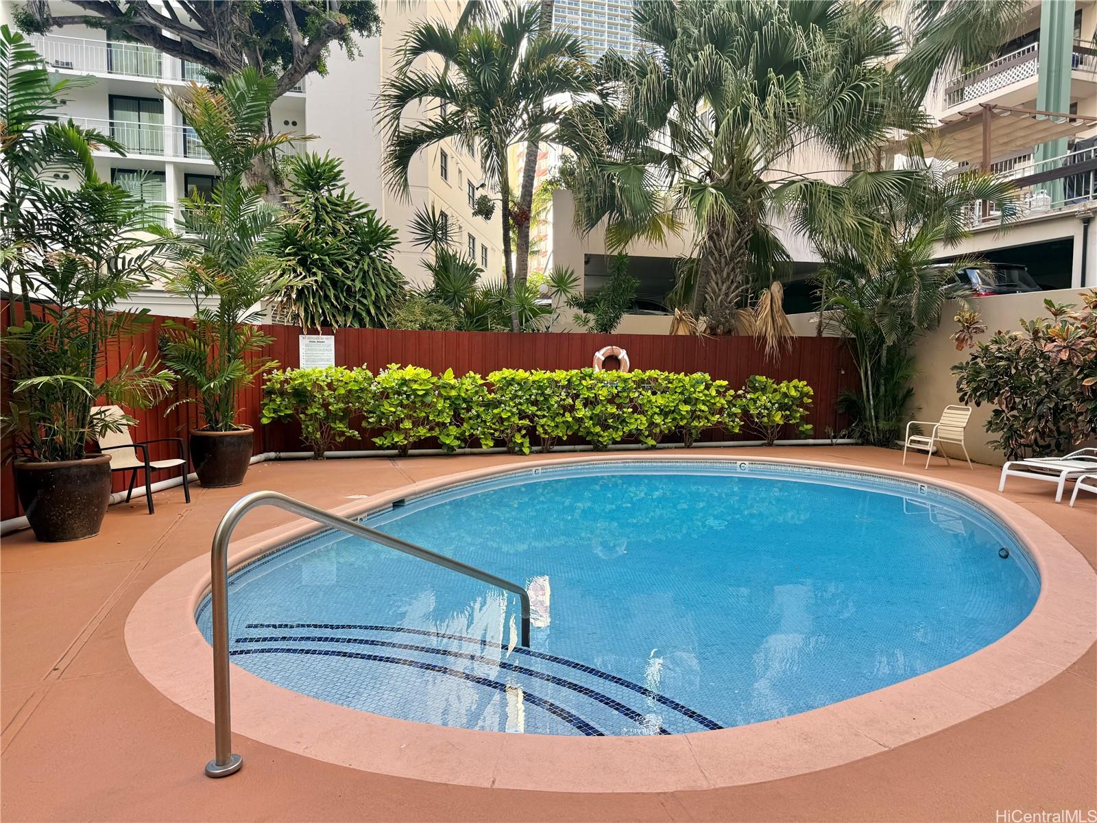 424 Walina Street, Unit 35 Honolulu, HI 96815 - Photo 14 of 15 a view of outdoor space yard and swimming pool