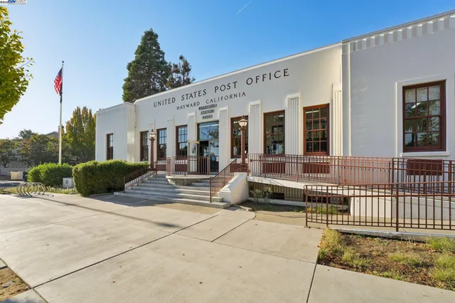 a view of a building with entryway