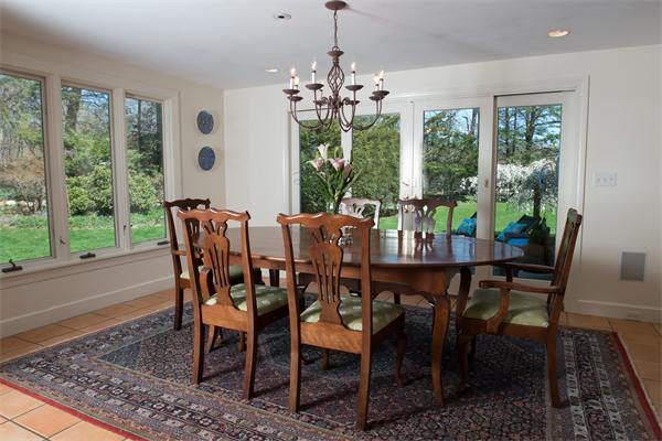15 West Knoll Road Andover, MA 01810 - Photo 7 of 15 a view of a dining room with furniture window and outside view
