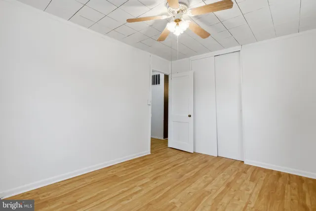 wooden floor in an empty room