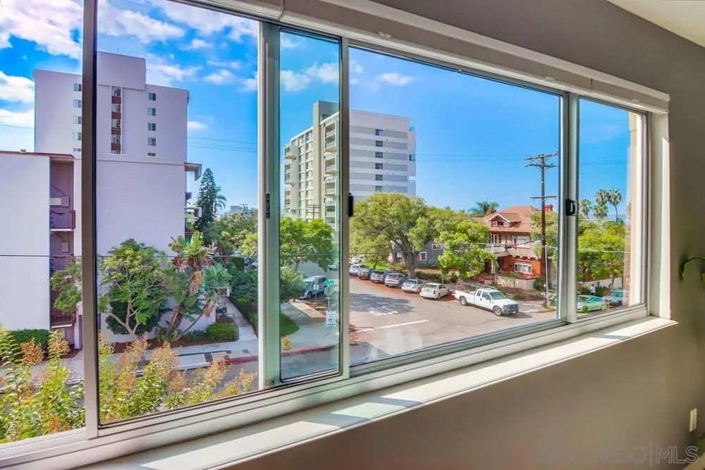 2701 2nd Avenue, Unit 201 San Diego, CA 92103 - Photo 14 of 39 a view of a building from a window