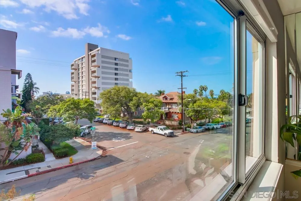 2701 2nd Avenue, Unit 201 San Diego, CA 92103 - Photo 15 of 39 a view of a street with an outdoor seating space