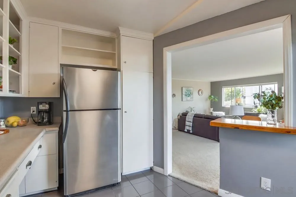 2701 2nd Avenue, Unit 201 San Diego, CA 92103 - Photo 22 of 39 a kitchen with a refrigerator and a sink