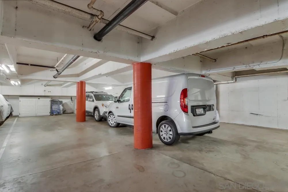 2701 2nd Avenue, Unit 201 San Diego, CA 92103 - Photo 38 of 39 a view of a garage with parked cars