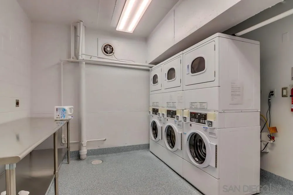 2701 2nd Avenue, Unit 201 San Diego, CA 92103 - Photo 39 of 39 a utility room with dryer and washer