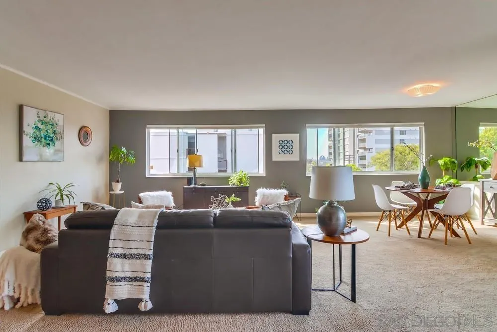 2701 2nd Avenue, Unit 201 San Diego, CA 92103 - Photo 7 of 39 a living room with furniture and a window