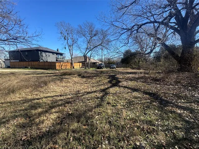 a view of outdoor space with sign board